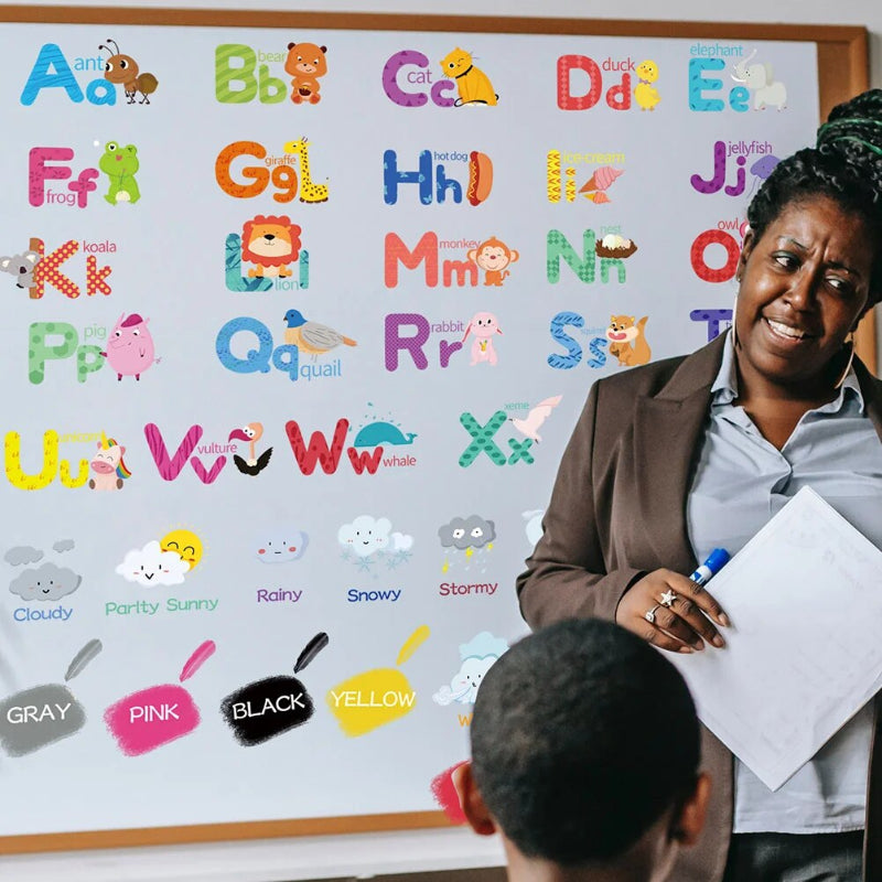 Animal ABC Stickers Removable Wall Stickers