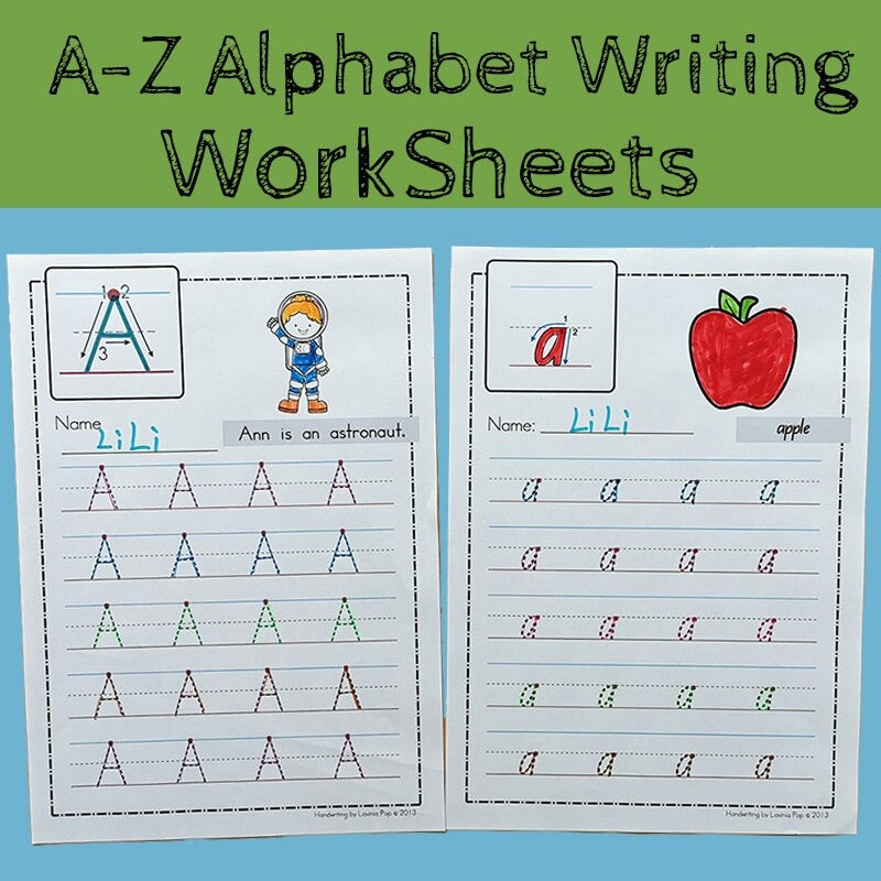 26 Letters A-Z Alphabet