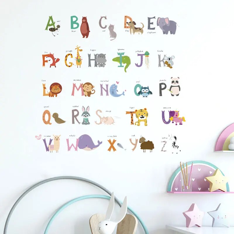ABC Alphabet Wall Stickers