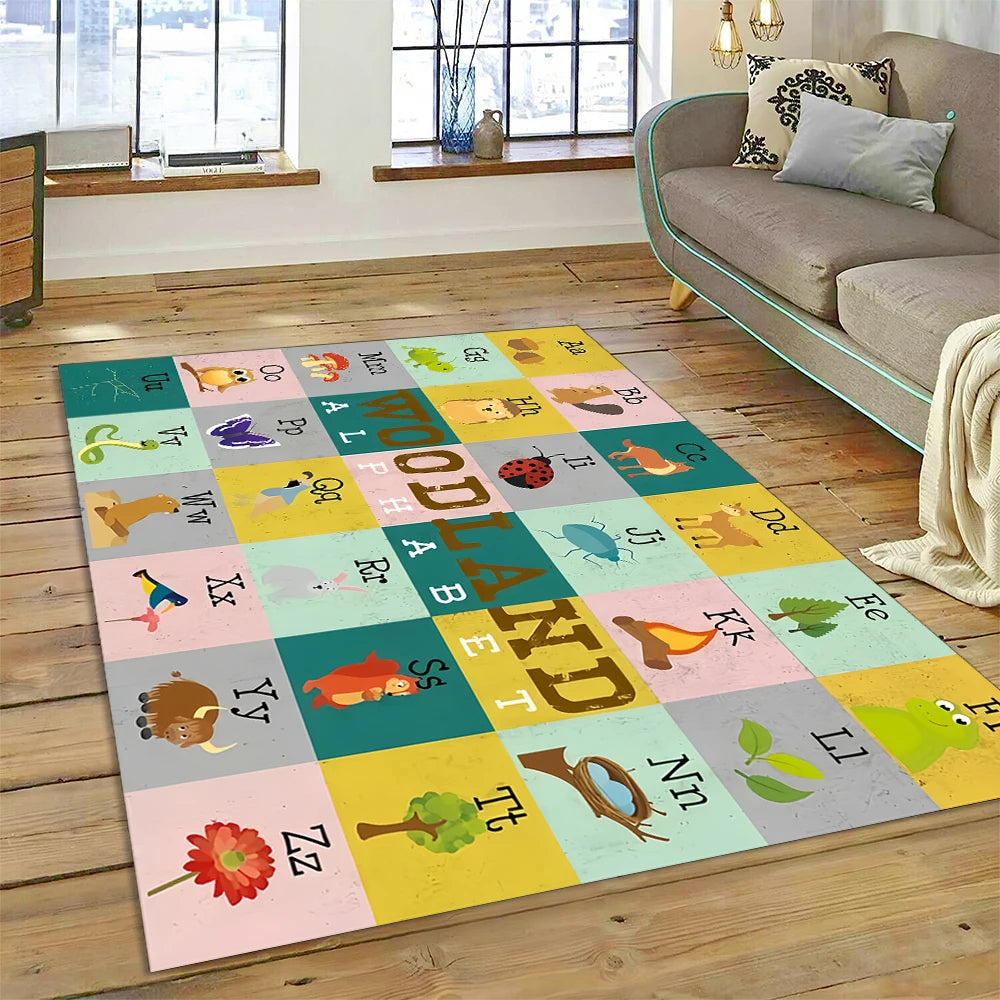 Alphabet And Numbers Educational Playmat