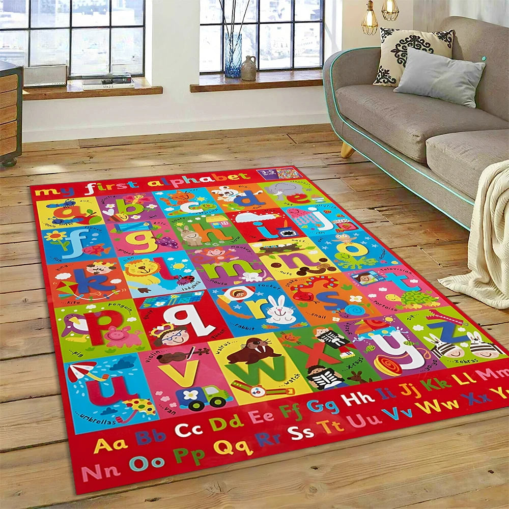 Alphabet And Numbers Educational Playmat