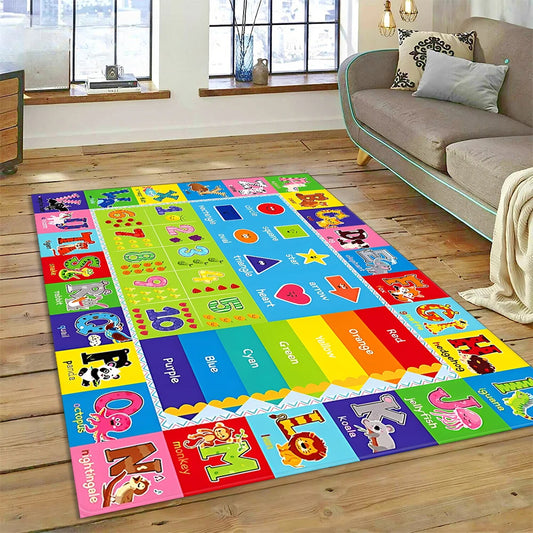 Alphabet And Numbers Educational Playmats