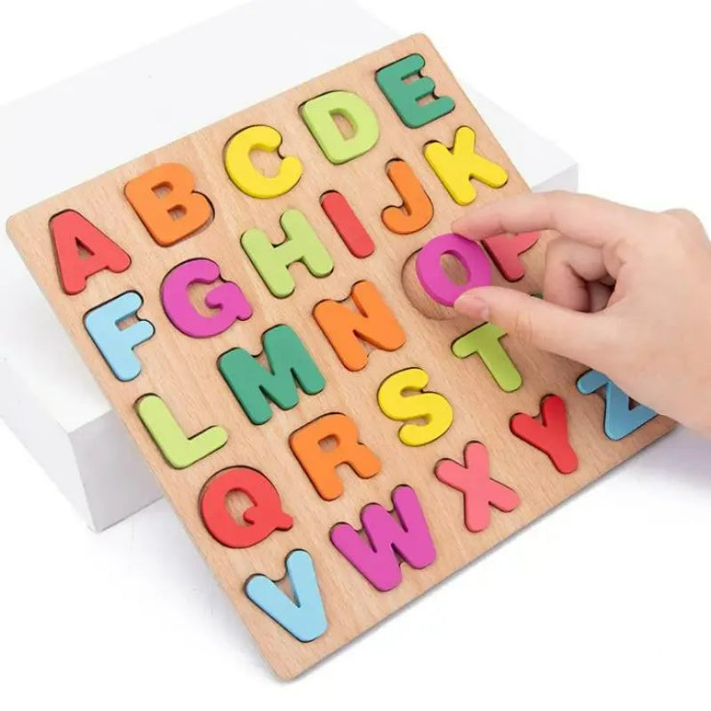 Alphabet Word And Numbers Puzzle