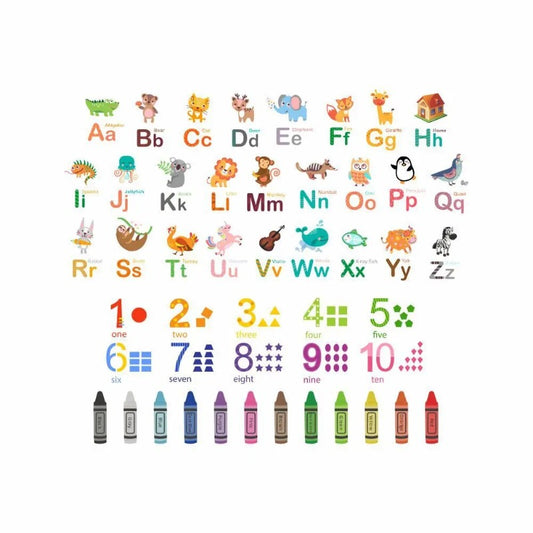 Alphabet Words Wall Stickers