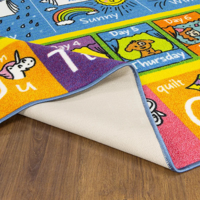 Multifunctional Educational Area Rug