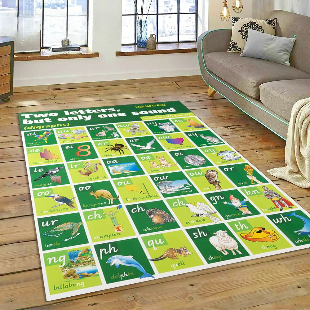 Numbers And Alphabet Educational Playmats