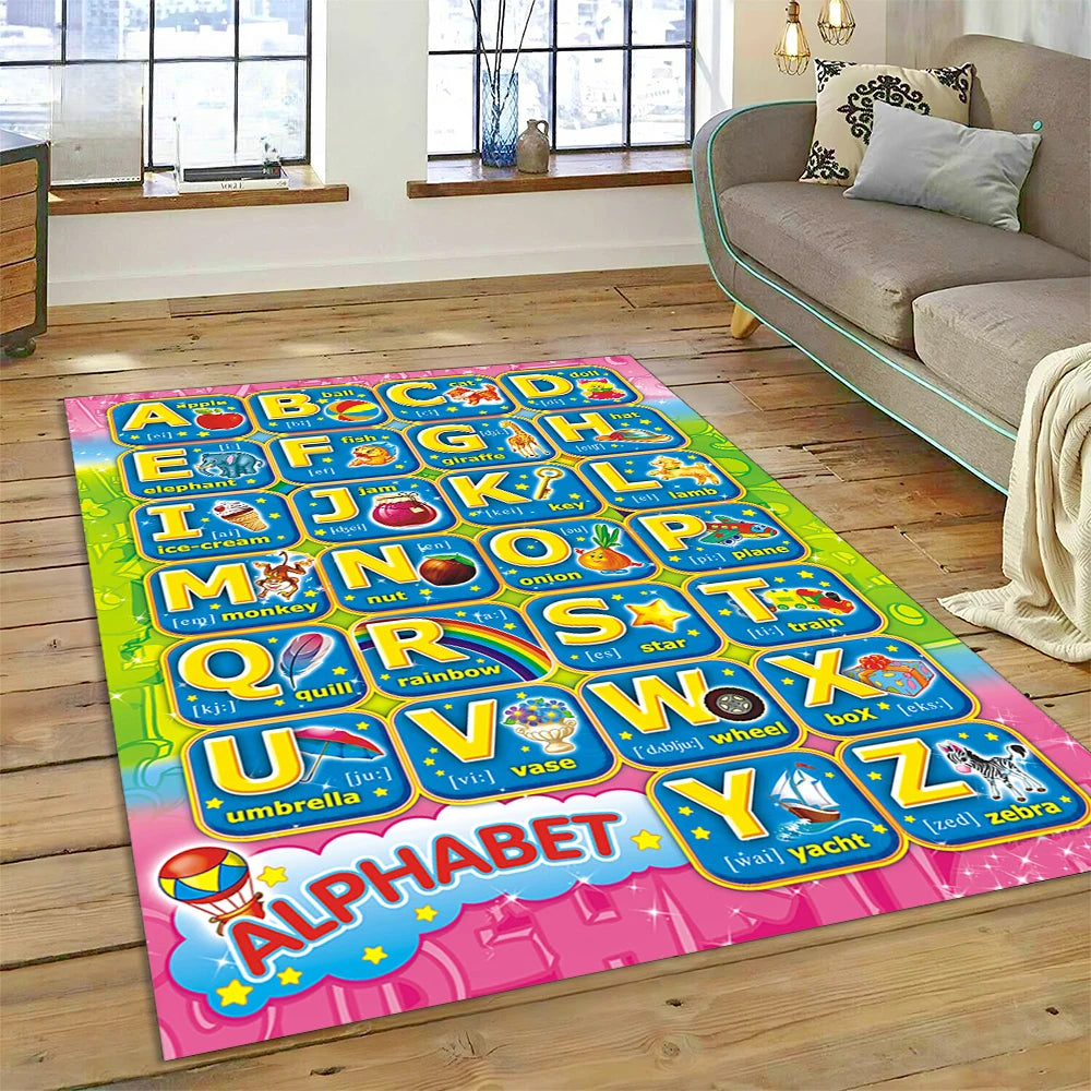 Numbers And Alphabet Educational Playmats