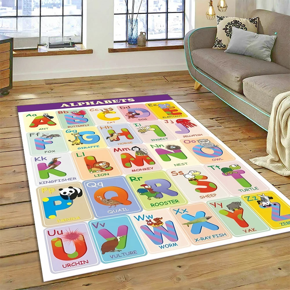 Numbers And Alphabet Educational Playmats