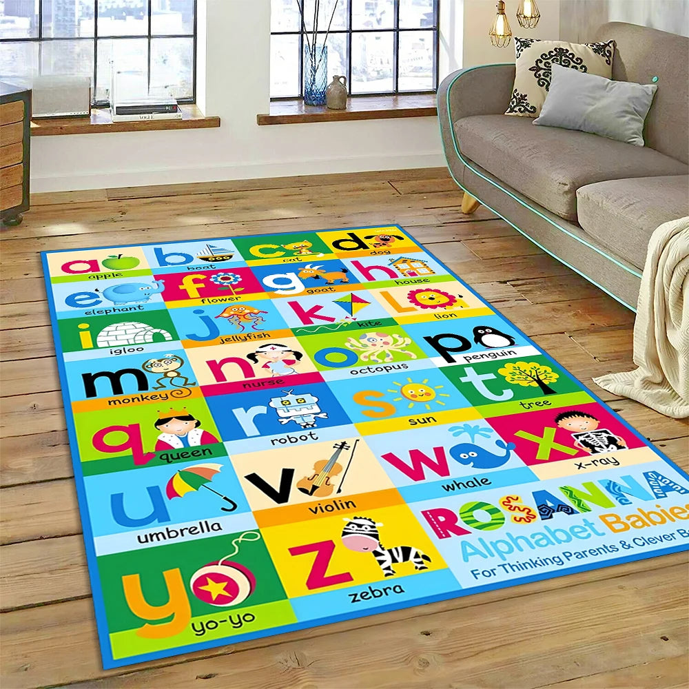 Numbers And Alphabet Educational Playmats