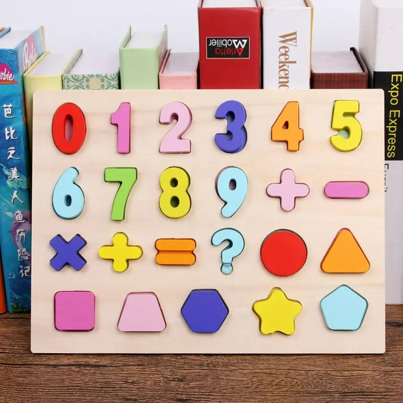 Numbers Wooden Puzzle