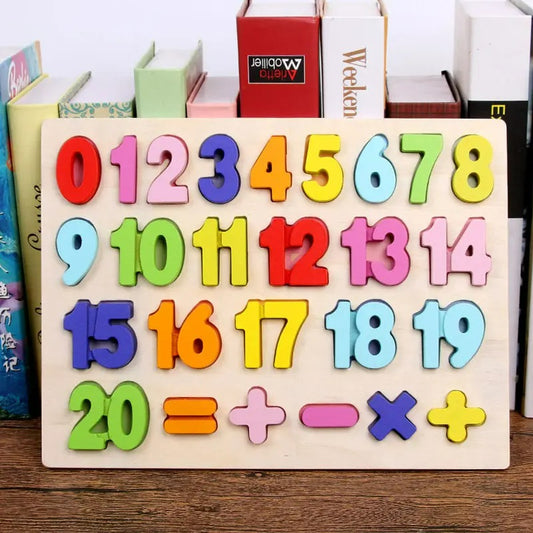 Numbers Wooden Puzzle