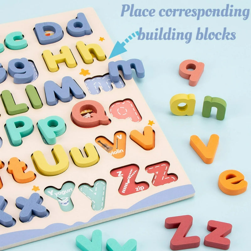 Uppercase And Lowercase Alphabet Puzzle