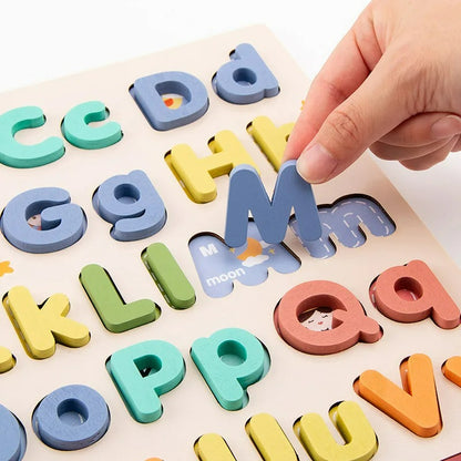 Uppercase And Lowercase Alphabet Puzzle