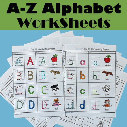 26 Letters A-Z Alphabet Phonics
