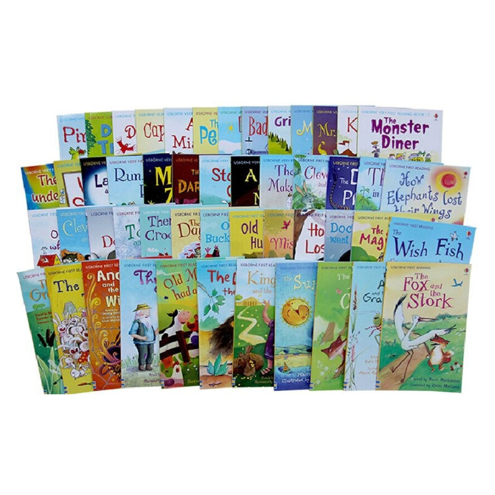 First Time Reading English Textbooks for Children (Set of 50)