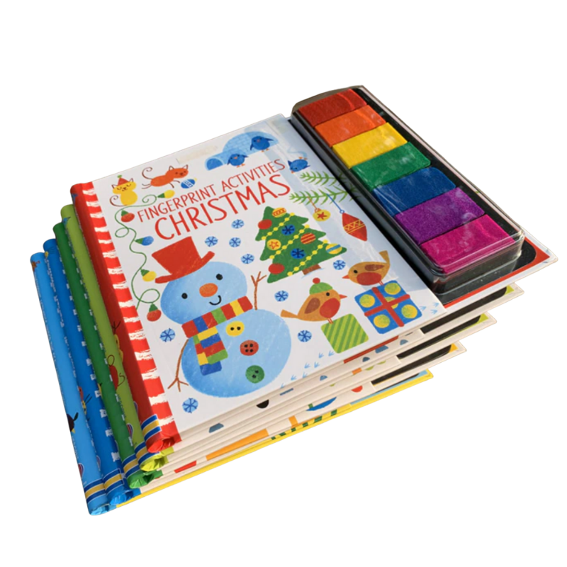 Creative Finger Painting Picture Book With Washable Colors