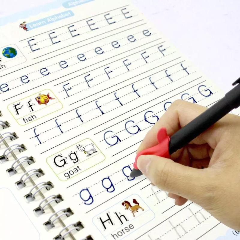 Magic Pen Alphabet Writing Practice Book