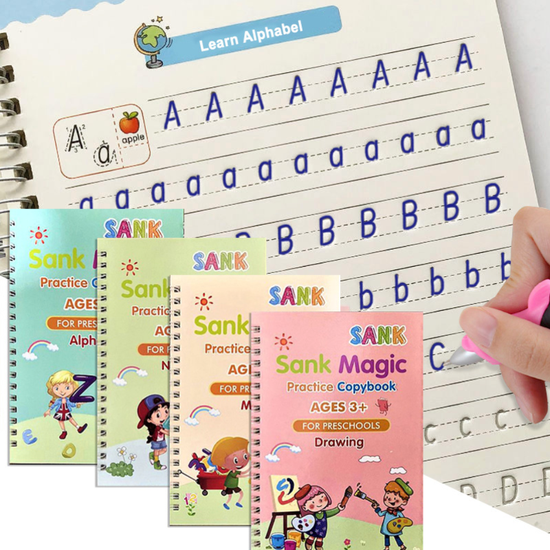 Magic Pen Alphabet Writing Practice Book