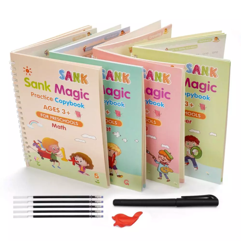 Magic Pen Alphabet Writing Practice Book