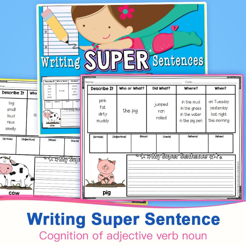 Writing Super Detailed Sentences Workbook